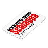 Magnet Flexible Essere una Schiappa être nulle en français PMagnet (Côté Gauche)