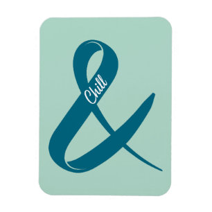 Magnet Flexible Et carte postale Ampersand Chill