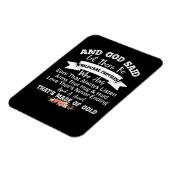 Magnet Flexible Et God Said Let There Be A Childcare (Côté Gauche)