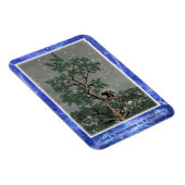 Magnet Flexible Et Une Porcupine Dans Un Pin Tree (Côté Droit)