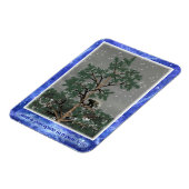 Magnet Flexible Et Une Porcupine Dans Un Pin Tree (Côté Gauche)