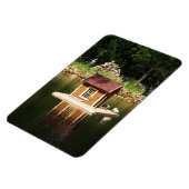 Magnet Flexible Étang avec maison d'oiseaux (Côté Gauche)