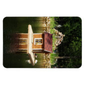 Magnet Flexible Étang avec maison d'oiseaux (Horizontal)