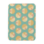 Magnet Flexible Étape Geo Sud-Ouest | Motif orange et vert (Vertical)