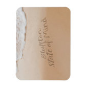 Magnet Flexible État d'esprit de Bluffton Écrit dans le sable Plag (Vertical)