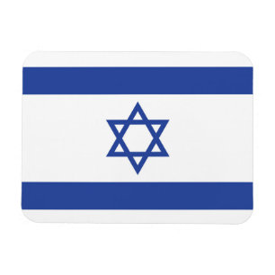 Magnet Flexible Etat d'Israël Drapeau, Étoile de David Juifs