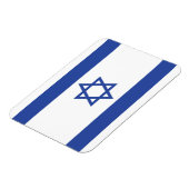 Magnet Flexible Etat d'Israël Drapeau, Étoile de David Juifs (Côté Gauche)