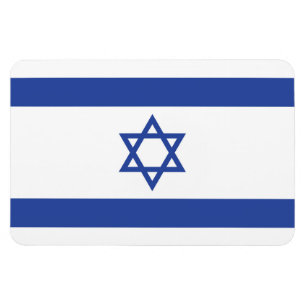 Magnet Flexible Etat d'Israël Drapeau, Étoile de David Juifs