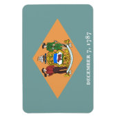 Magnet Flexible État du drapeau du Delaware (Vertical)