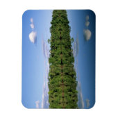 Magnet Flexible Etat du Mato Grosso, Amazon, Brésil. Forestier (Vertical)