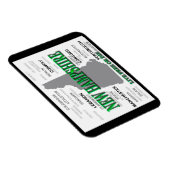 Magnet Flexible État du New Hampshire (Côté Droit)