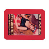 Magnet Flexible États-Unis d'AmériqueGuerre II (Horizontal)