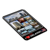 Magnet Flexible États-Unis - États-Unis d'Amérique - Orlando Flori (Côté Droit)