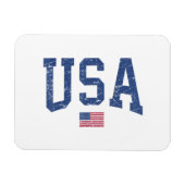 Magnet Flexible États-Unis Femmes Hommes Enfants Patriotique Améri (Horizontal)