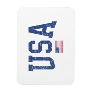 Magnet Flexible États-Unis Femmes Hommes Enfants Patriotique Améri