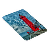 Magnet Flexible États-Unis, Grand Haven, Michigan, Lighthouse (Côté Droit)