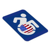 Magnet Flexible États-Unis handicapés (Côté Droit)