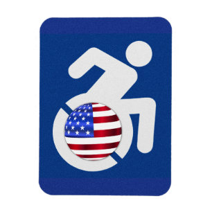 Magnet Flexible États-Unis handicapés