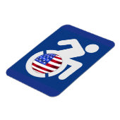Magnet Flexible États-Unis handicapés (Côté Gauche)