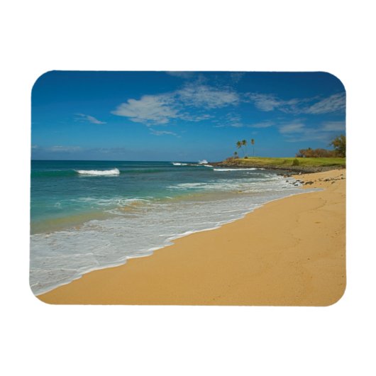 Magnet Flexible États-Unis, Hawaï, Molokai Island, Three Mile Beac (Horizontal)