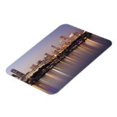 Magnet Flexible États-Unis, Illinois, Chicago skyline à la tombée (Côté Gauche)