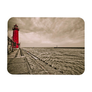 Magnet Flexible États-Unis, Michigan, Grand Haven Lighthouse