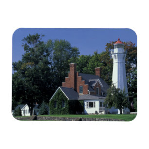 Magnet Flexible États-Unis, Michigan, lac Huron. Port Sanilac