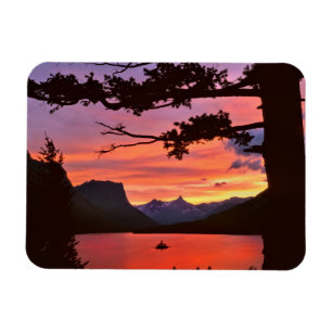 Magnet Flexible États-Unis, Montana, Glacier National Park. Paysag
