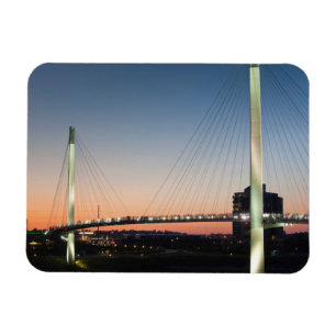 Magnet Flexible États-Unis, Nebraska, Omaha, Bob Kerrey Pedestrian