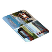 Magnet Flexible États-Unis San Francisco - Napa Valley Golden Gate (Côté Droit)