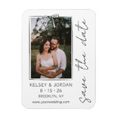 Magnet Flexible Éternel Simple Moderne Mariage de la mâchoire Enre (Vertical)