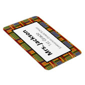 Magnet Flexible Ethnic Kente K84 Enseignant 1ère année (Côté Droit)