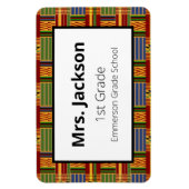 Magnet Flexible Ethnic Kente K84 Enseignant 1ère année (Vertical)