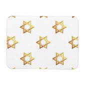 Magnet Flexible Étoile de David (Horizontal)