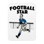 Magnet Flexible Étoile de football (Vertical)