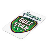 Magnet Flexible Étoile de golf géniale  (Côté Gauche)