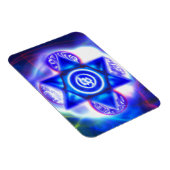 Magnet Flexible Étoile du nouvel âge de David (Côté Droit)