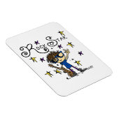 Magnet Flexible Étoile rock Brunette (Côté Droit)