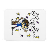 Magnet Flexible Étoile rock Brunette (Horizontal)