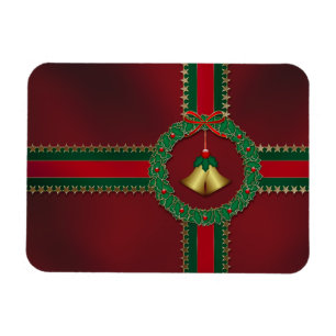 Magnet Flexible Étoiles et rayures Noël Aimant flexible