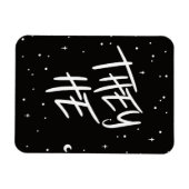 Magnet Flexible Étoiles Ils/Il Pronounes (Horizontal)