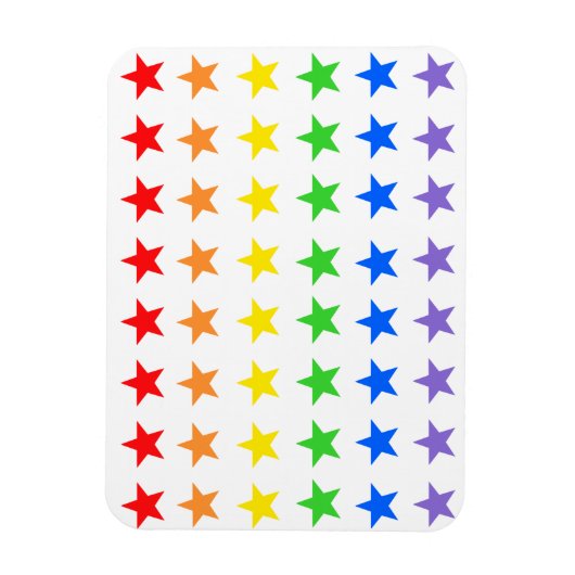 Magnet Flexible étoiles Rainbow (Vertical)