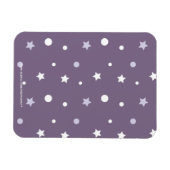 Magnet Flexible Étoiles violettes (Horizontal)