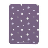 Magnet Flexible Étoiles violettes (Vertical)