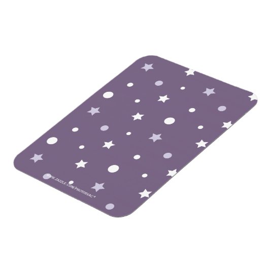 Magnet Flexible Étoiles violettes (Côté Gauche)