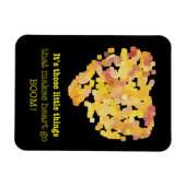 Magnet Flexible Être en amour citation : Ce sont ces petites chose (Horizontal)