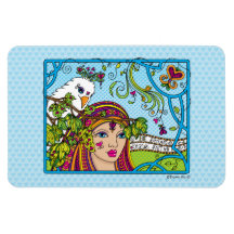 Être fort_Avoir foi_Aimant flexible 6"x4"