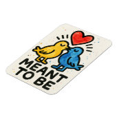 Magnet Flexible Être inséparables coeur mariage anniversaire (Côté Gauche)