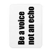 Magnet Flexible Être une voix pas un écho (Vertical)