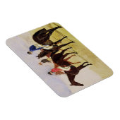 Magnet Flexible Étude de trois fissures de Steeplechase : Allen Mc (Côté Droit)